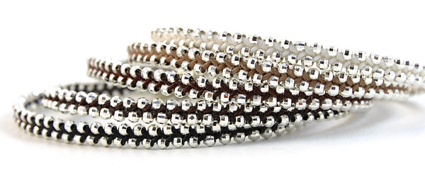 Sparkling Mini Classic Bead in Sterling Silver - CJK Jewelry