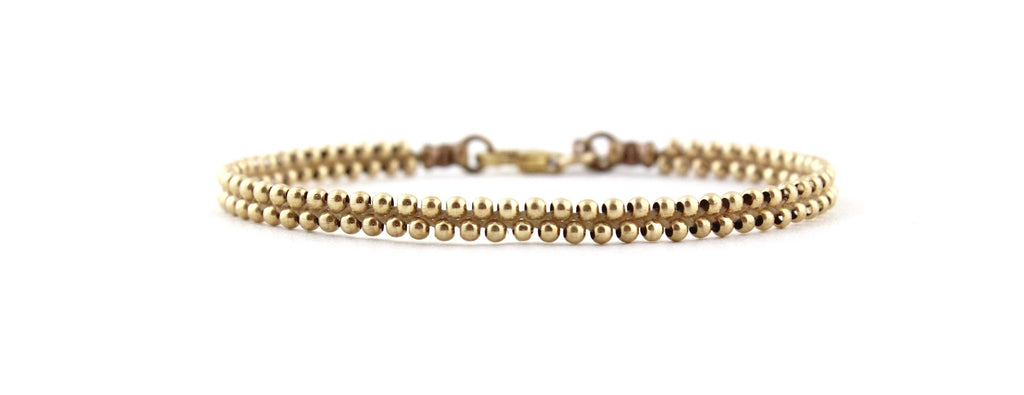 Teenie Classic Bead Bracelet in 14k Gold Fill