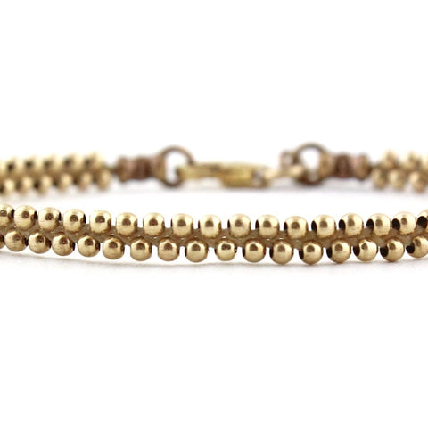 Teenie Classic Bead Bracelet in 14k Gold Fill