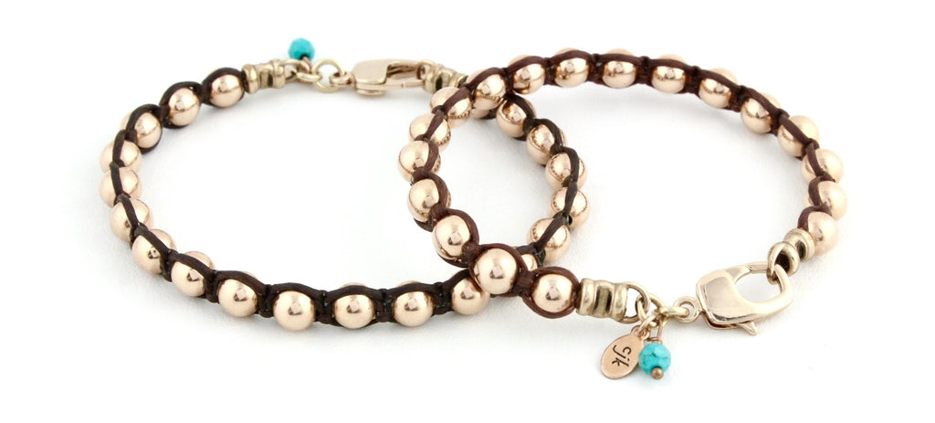 Mini Strand Bracelet in 14k Rose Gold Fill