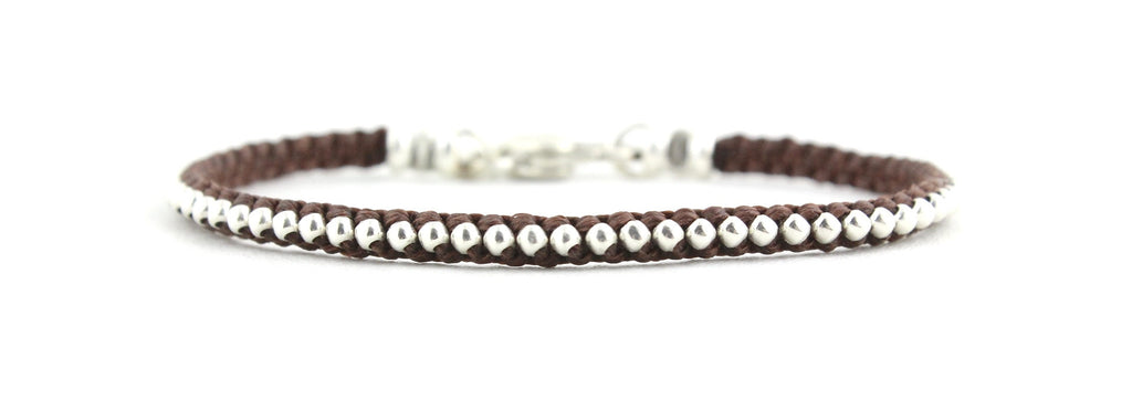 Teenie Pebble Bracelet in Sterling Silver